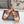 ALAIA MARY JANE FLATS WHITE MIX ORANGE WOVEN CALFSKIN PATTERN
