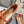 ALAIA MARY JANE FLATS WHITE MIX ORANGE WOVEN CALFSKIN PATTERN