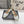ALAIA MARY JANE FLATS soft green and white woven calfskin pattent