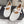 ALAIA MARY JANE FLATS white woven calfskin pattent