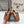 ALAIA MARY JANE FLATS brown woven calfskin pattent