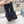 Prada 25 Boot Navy Blue Black Cowhide Suede 491869