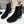 YSL 2025 Short Boot Black Suede 567581