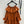 YSL One-shoulder Drawstring Puff Sleeve Dress Caramel Cotton