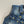 LV 25 Denim Vest Jacket Blue Cotton