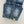 LV 25 Denim Vest Jacket Blue Cotton