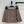 Celine Pleated Skirt Brown Wool Cotton Polyester
