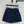 CD Denim Shorts With Old Flower Pattern Blue Cotton