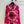 CD 25 Maglietta a maniche lunghe con motivo color dopamina in cotone rosa