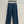 Jeans dritti a righe CD in cotone blu