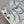 CC 25 Gilet in denim stampato con scollo rotondo, blu e bianco, in cotone