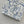 CC 25 Printed Denim Single-breasted Short Skirt Blue White Cotton