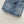 CC 25 Embroidered Short Skirt Blue Denim Cotton