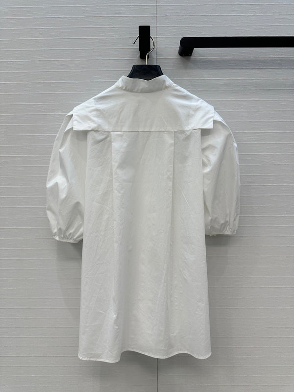 LV Loui's Latest French Elegant Palace Shirt White Cotton