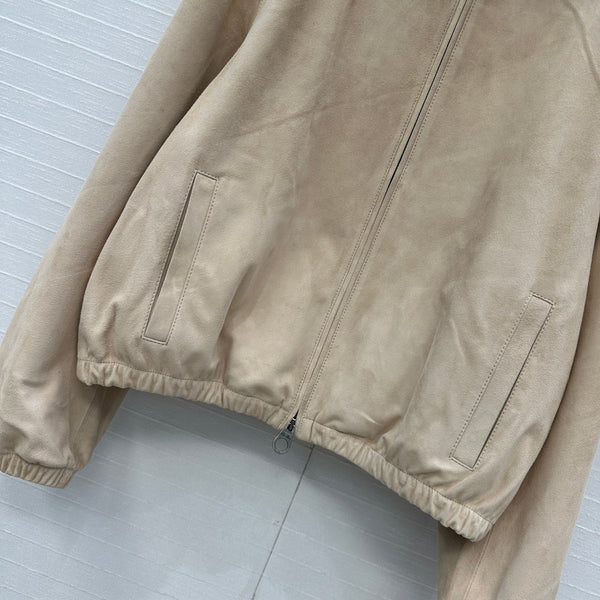 LP 25 Bomber Jacket Beige Suede 273463