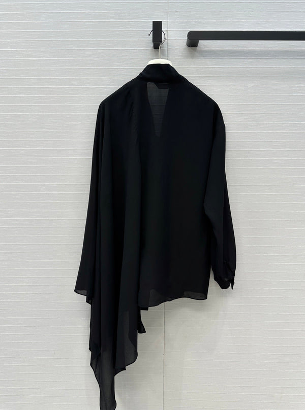 Balenciaga 25 Shirt Black Polyester 0001