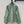 Loewe A-line Denim Shirt Jacket Green Cotton
