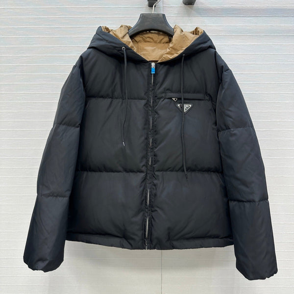 Prada 25 Down Jacket Black Polyester 301199