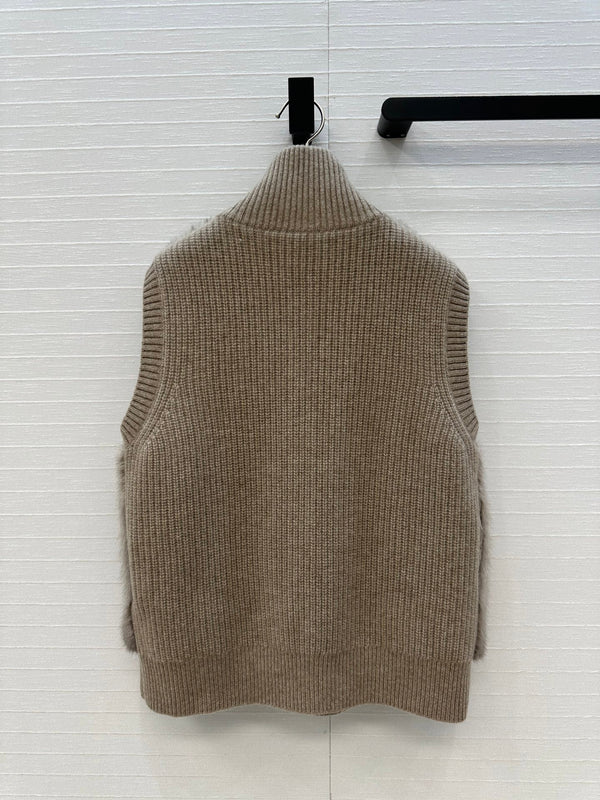 LP 25 Vest Taupe Fur Cashmere 303357