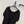 HM Short-Sleeve Sweater With Ruffled Details Black Modal Nylon