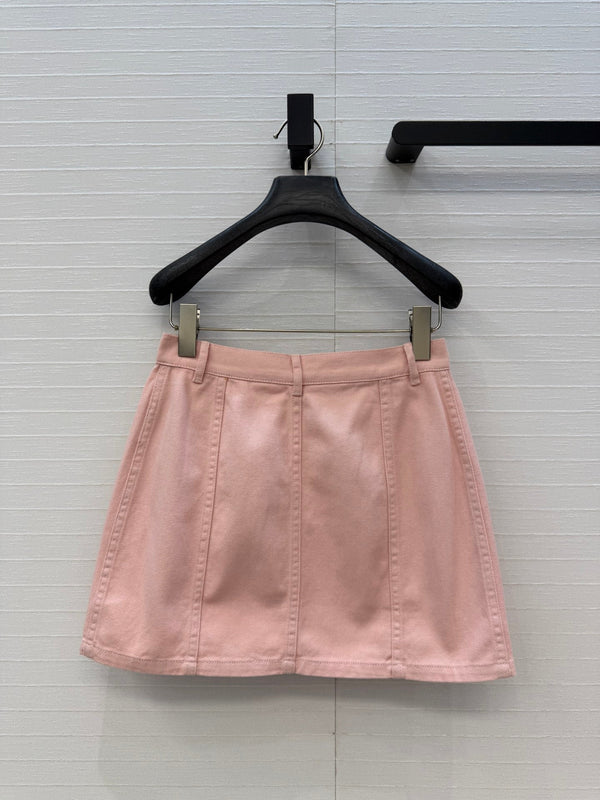 CC 26s Mini Skirt Pink Denim 360883