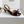 CD 26s Bow Kitten Heel Open Back Sandals Black Lambskin 909655