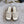 CC Logo Platform Sandals White Lambskin 723737