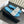 CC 26s Flat Sandals Blue Cream Quited Leather 906222