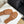 Petal Anagram Slide in Gold Soft Calfskin 273517