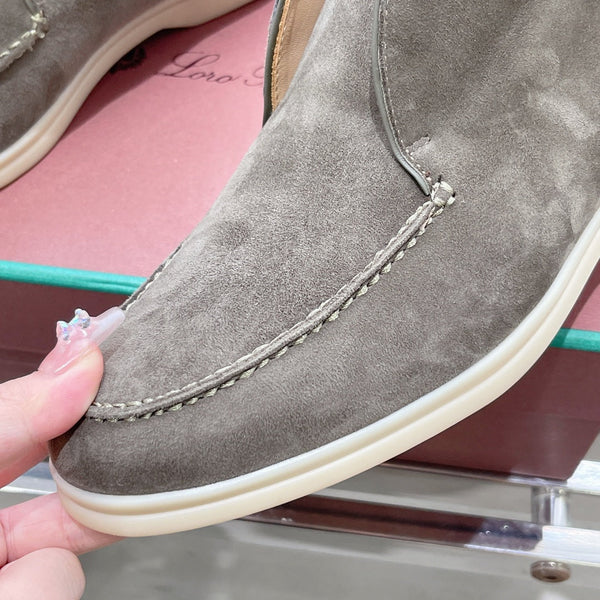 open walk chukka boot cold stone suede