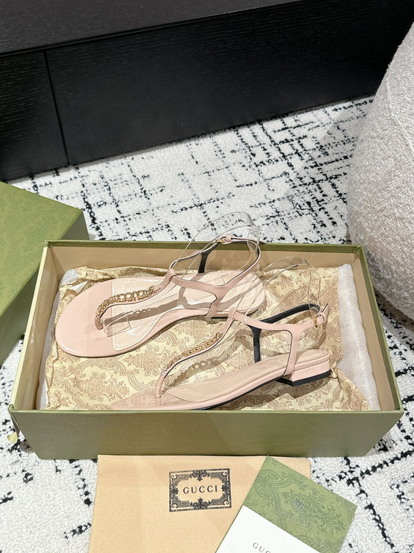 SANDALO INFRADITO IN VITELLO BEIGE MANDORLA