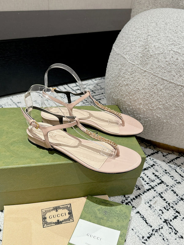 SANDALO INFRADITO IN VITELLO BEIGE MANDORLA