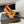 ALAIA HIGH PUMPS 10CM IN COPPER BROWN SUEDE MIX BLACK CALFSKIN