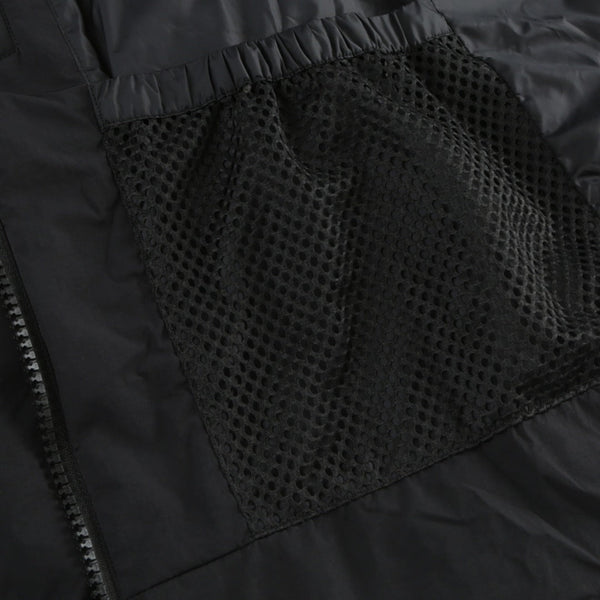 C. Goose Down Jacket With Hood Black Polyester 0001