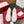 VT 25S Casual Sneakers White Red Cowhide 563091