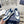 CD B27 Sneaker 30mm In Dark Blue Mix White Denim Fabric 100625