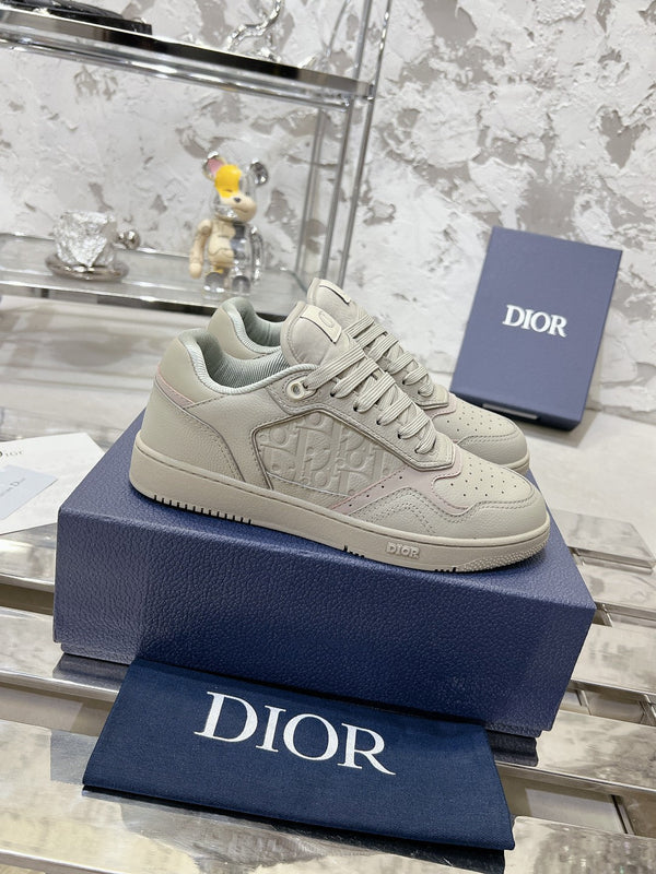 CD B27 Sneaker 30mm In Light Grey Calfskin 100631