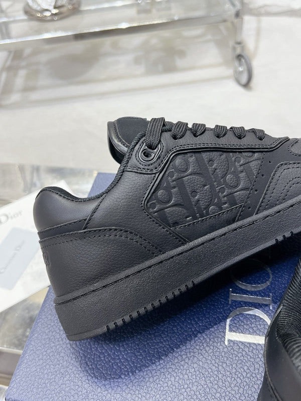 CD B27 Sneaker 30mm In Black Calfskin 100635