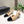 CC 26P Slingback Pearl-Shaped Heel 7cm Beige Black Quited Leather 767266