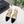 CC 26P Slingback Pearl-Shaped Heel 7cm Beige Black Quited Leather 767266