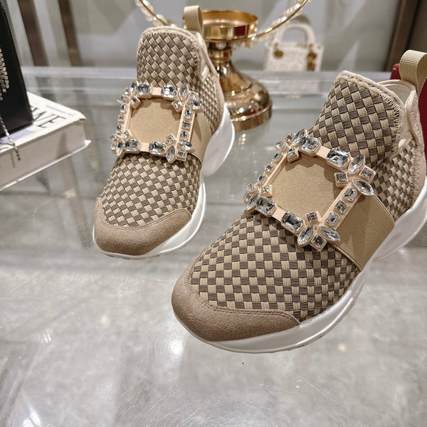 Viv Diamond Sneaker Marrone Personalizzata Intrecciata 262956