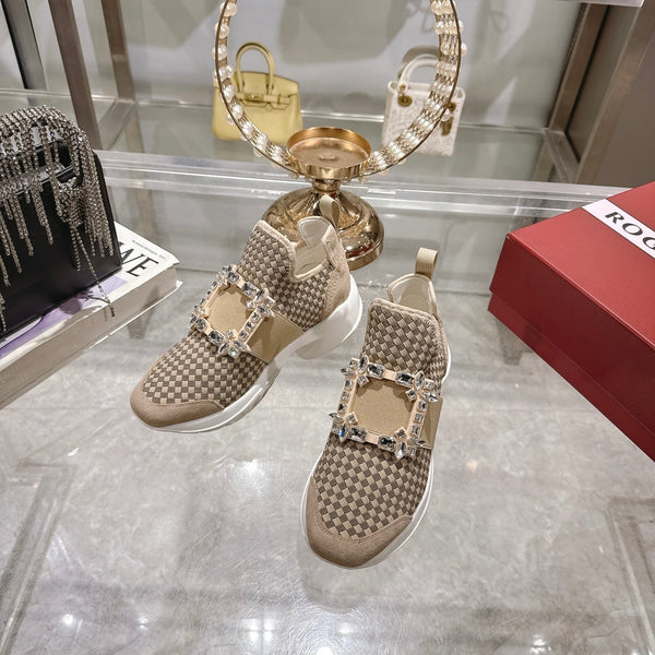 Viv Diamond Sneaker Marrone Personalizzata Intrecciata 262956