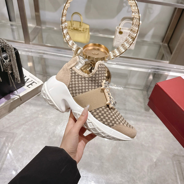Viv Diamond Sneaker Marrone Personalizzata Intrecciata 262956