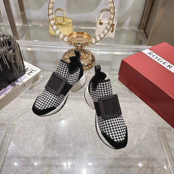 Viv Sneaker Black Custom Woven 262959