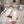 Miu Ballerinas White Brown Technical Mesh Leather 751307