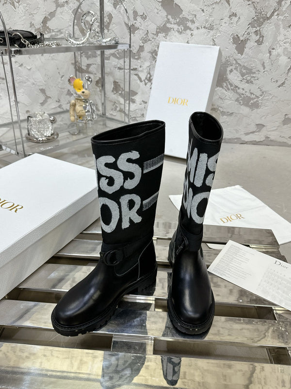 CD D-Major Boot In Black Canvas 100576