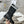 D-Major Boot In Black Mix White Denim Fabric 100566