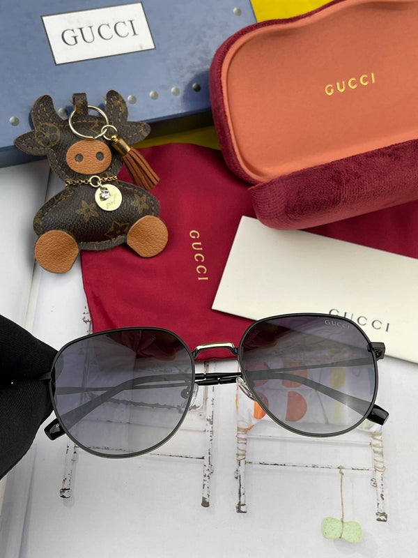 ROUND FRAME SUNGLASSES G1241 IN METAL