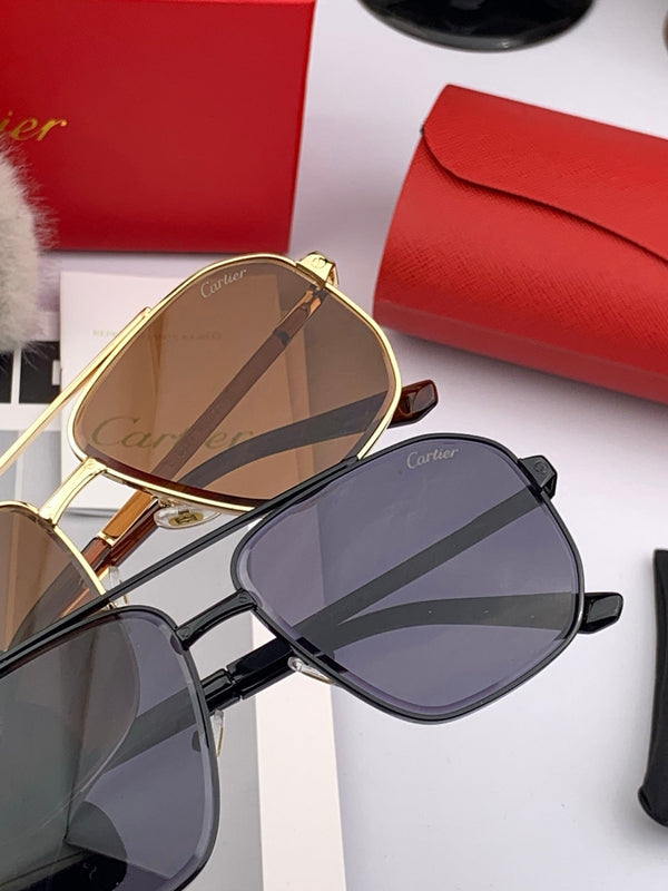 SANTOS NAVIGATOR FRAME SUNGLASSES 554561 IN METAL