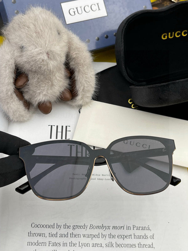 OCCHIALI DA SOLE G380 IN ACETATO CON MONTATURA RETTANGOLARE IN METALLO
